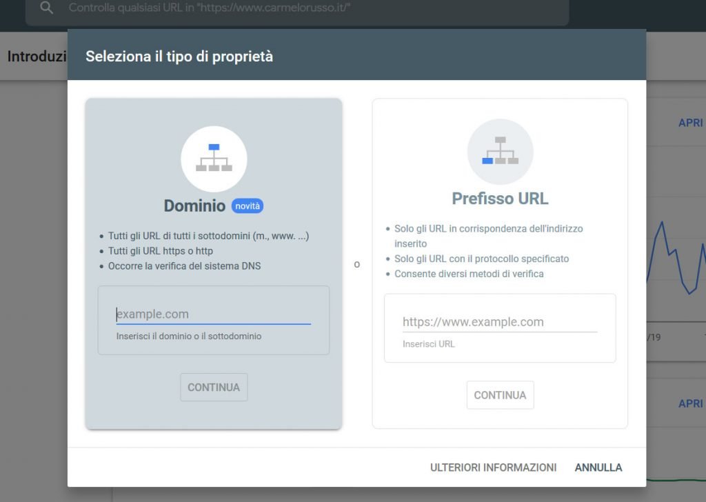 Google Search Console Nuovo Sito Google Search Console Nuovo Sito