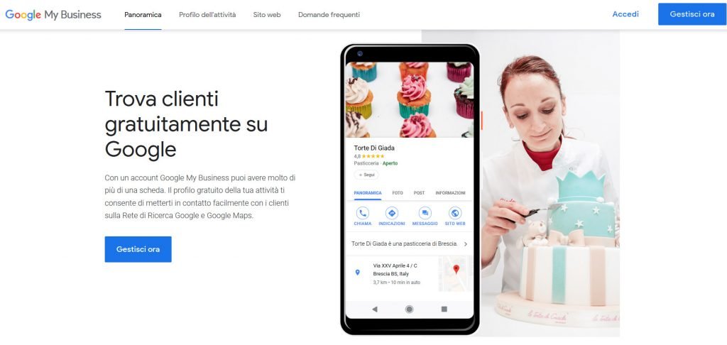 Aggiungere azienda su Google Map 