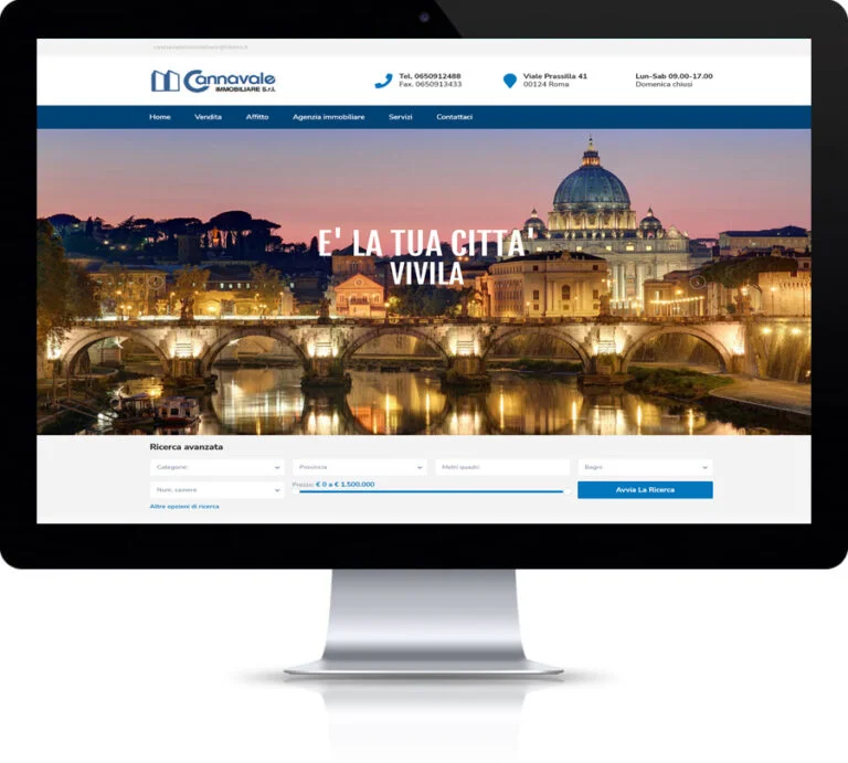 Sito web Cannavale Immobiliare