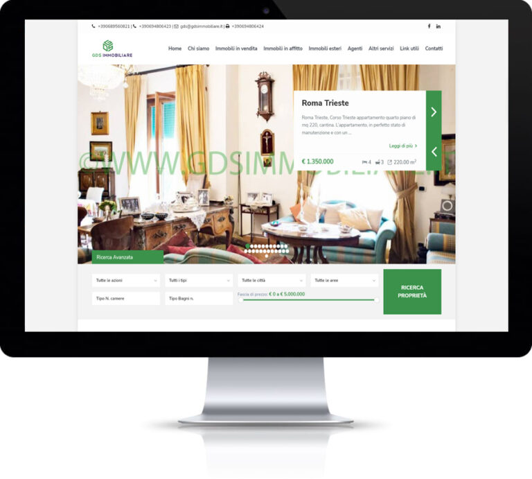 Sito web GDS Immobiliare