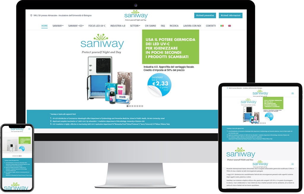 Sito web Saniway